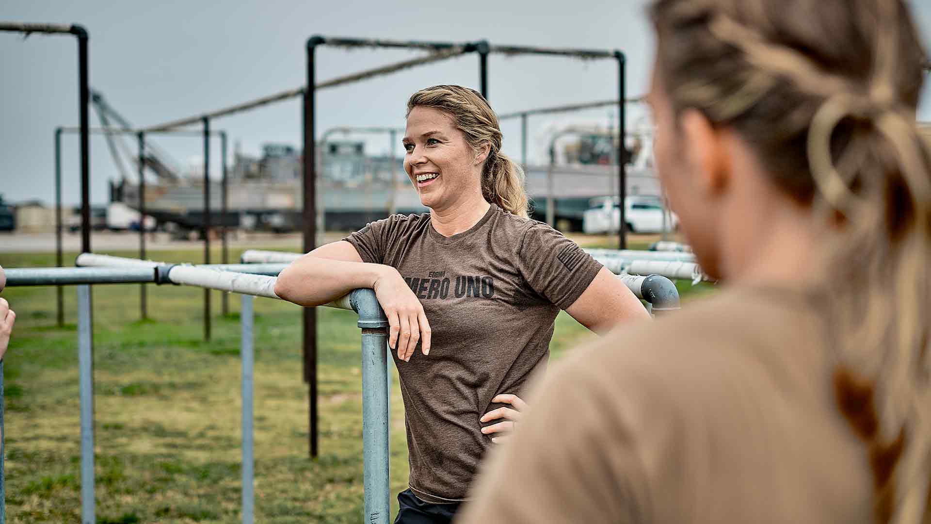 Navy Sailors on base.