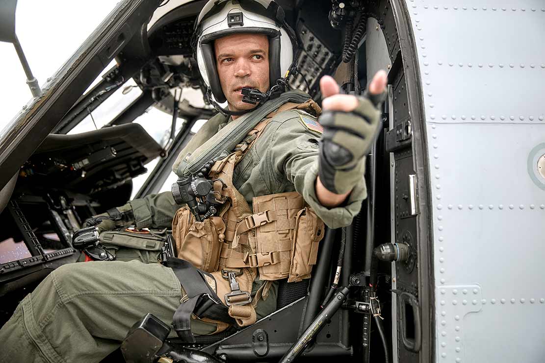 Aric McGee has built a successful career as a navy aviator